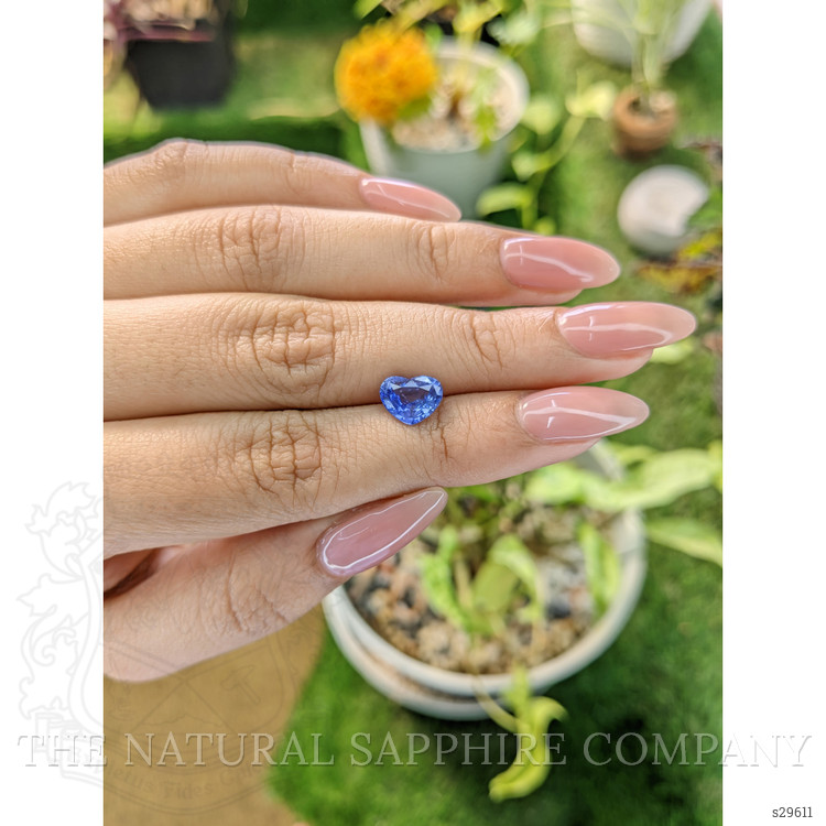 1.95 Ct. Blue Sapphire from Ceylon (Sri Lanka)