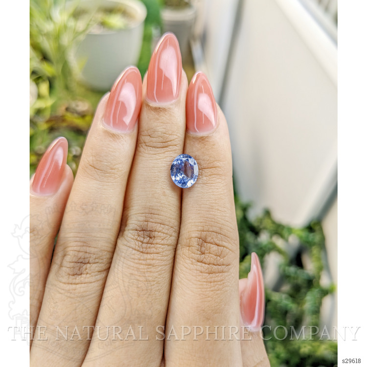2.57 Ct. Blue Sapphire from Ceylon (Sri Lanka)