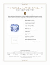 1.15 Ct. Blue Sapphire from Ceylon (Sri Lanka) Scan Report