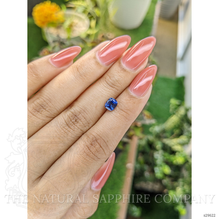 1.23 Ct. Blue Sapphire from Ceylon (Sri Lanka)