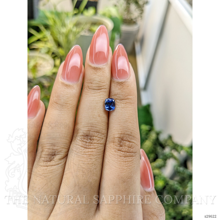 1.23 Ct. Blue Sapphire from Ceylon (Sri Lanka)