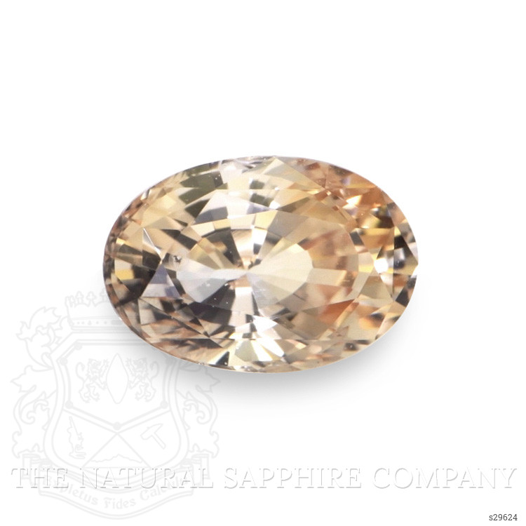 1.24 Ct. Peach Sapphire from Ceylon (Sri Lanka)