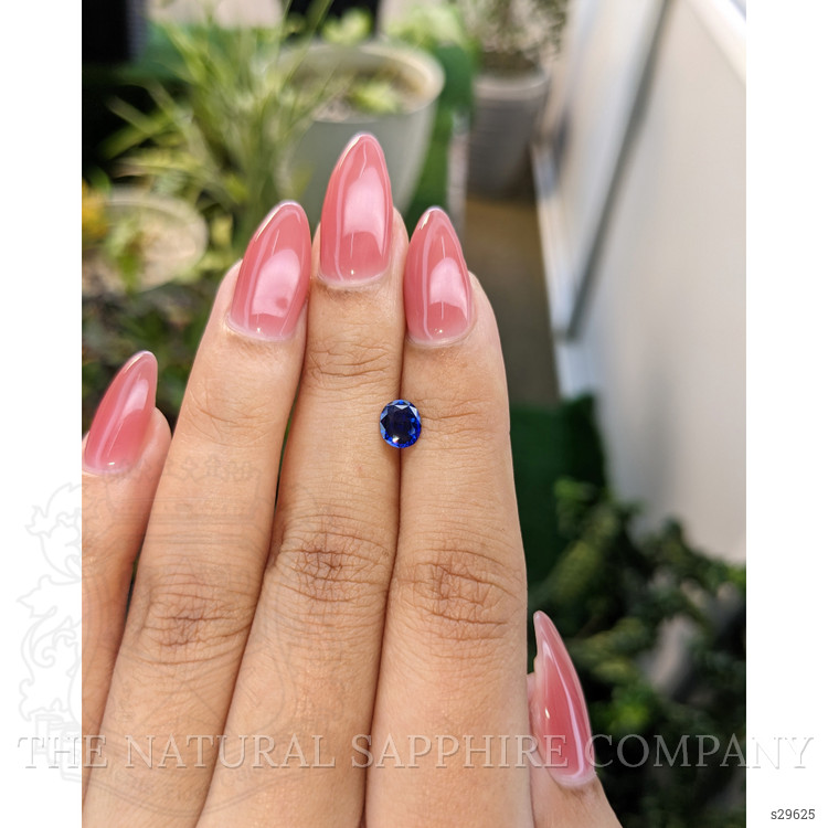 0.66 Ct. Blue Sapphire from Ceylon (Sri Lanka)