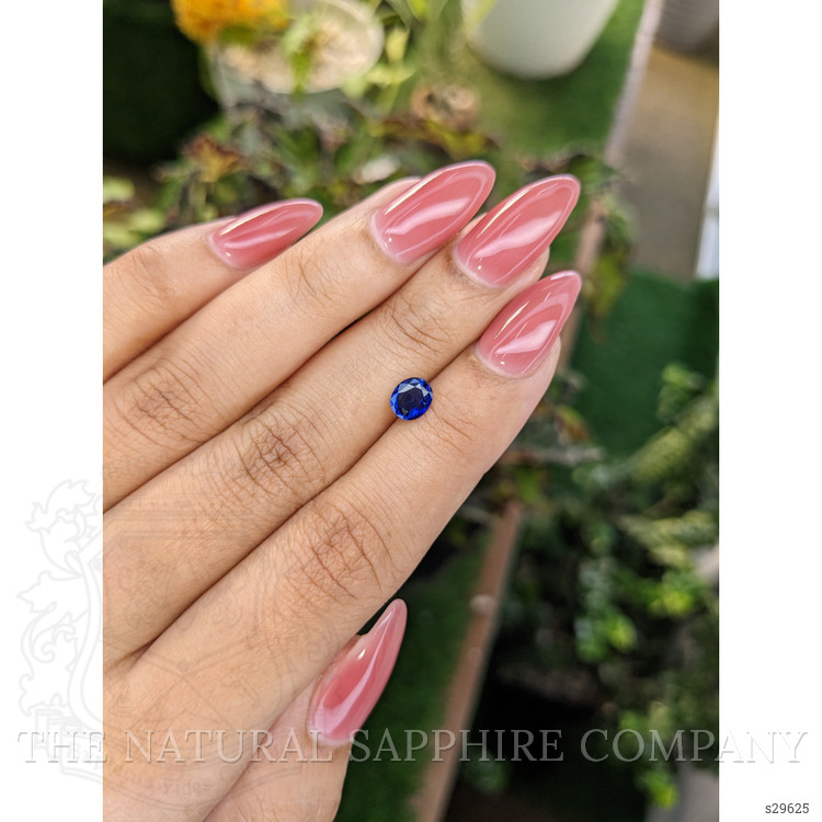 0.66 Ct. Blue Sapphire from Ceylon (Sri Lanka)