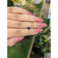 0.66 Ct. Blue Sapphire from Ceylon (Sri Lanka) Life Style