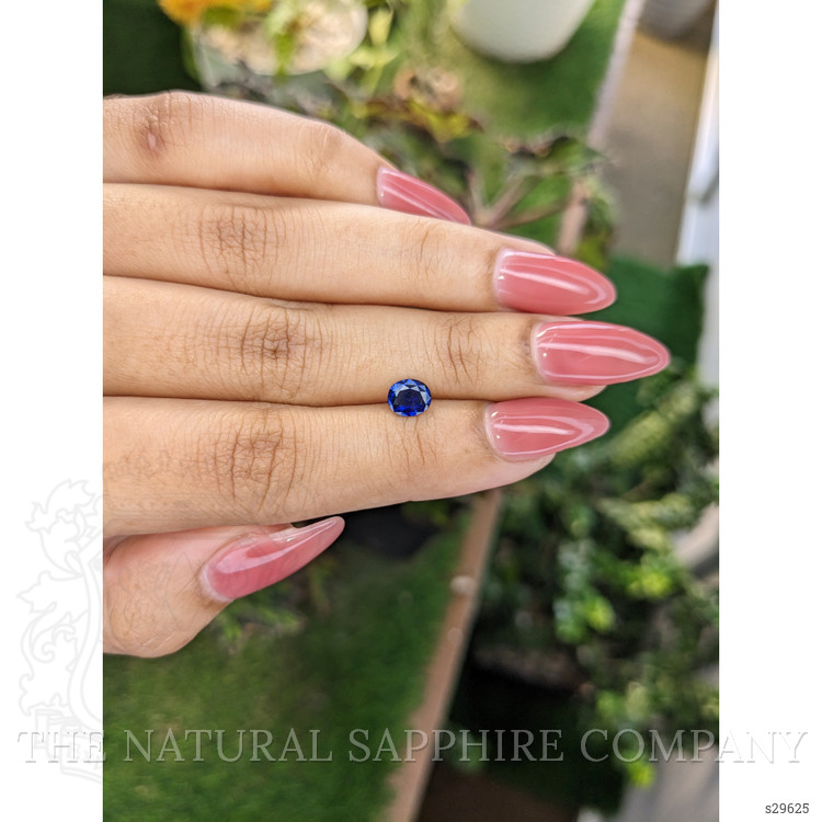 0.66 Ct. Blue Sapphire from Ceylon (Sri Lanka)