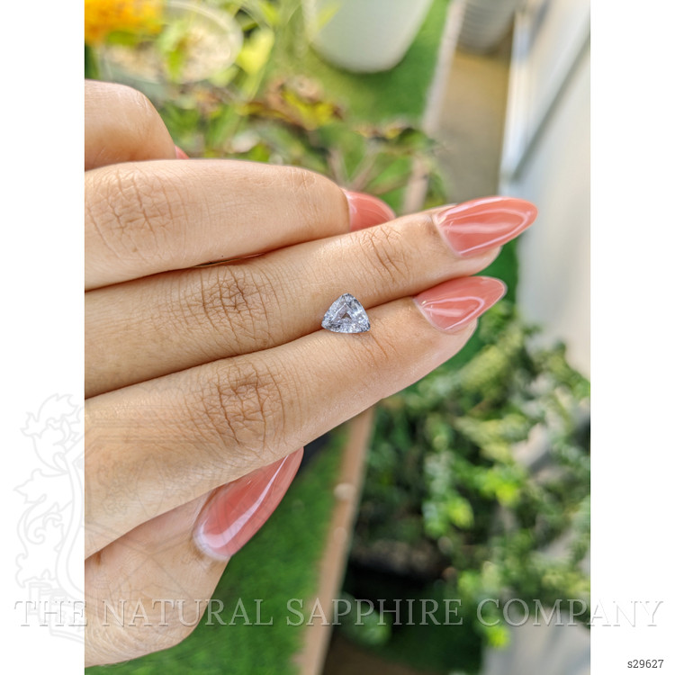 1.23 Ct. White Sapphire from Ceylon (Sri Lanka)