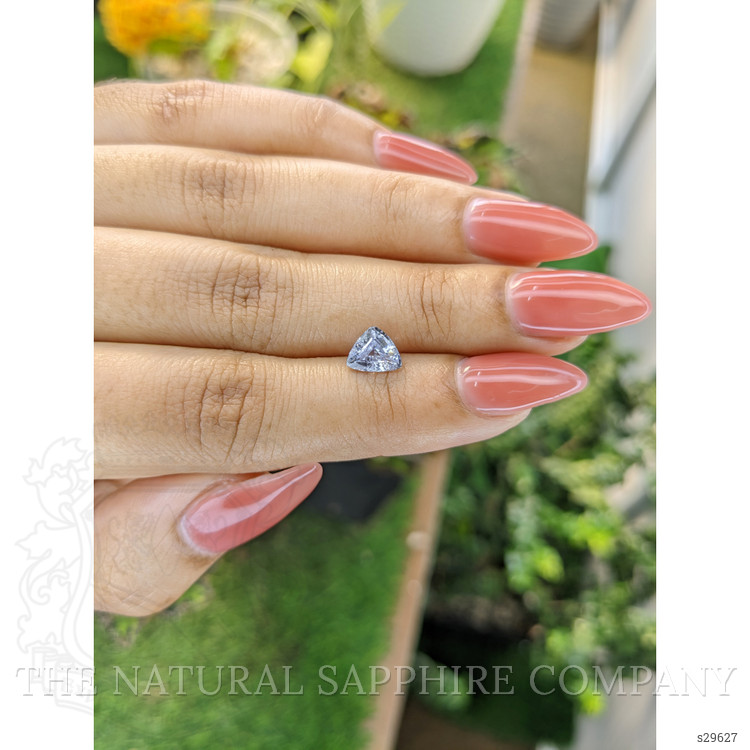 1.23 Ct. White Sapphire from Ceylon (Sri Lanka)
