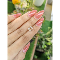 2.13 Ct. Peach Sapphire from Ceylon (Sri Lanka) Life Style