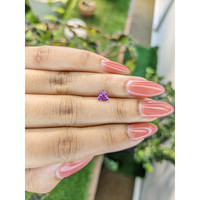 0.83 Ct. Pinkish Purple Sapphire from Ceylon (Sri Lanka) Life Style