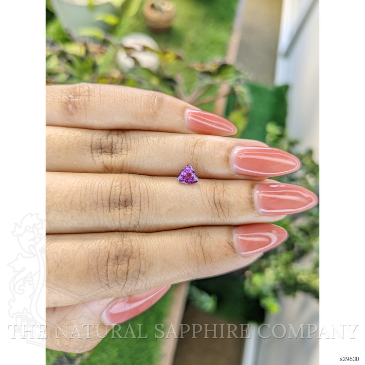 0.83 Ct. Pinkish Purple Sapphire from Ceylon (Sri Lanka)