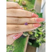 0.83 Ct. Pinkish Purple Sapphire from Ceylon (Sri Lanka) Life Style