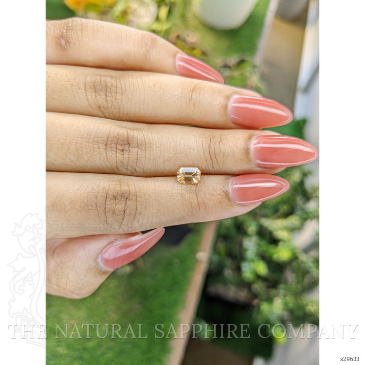 1.04 Ct. Peach Sapphire from Ceylon (Sri Lanka)