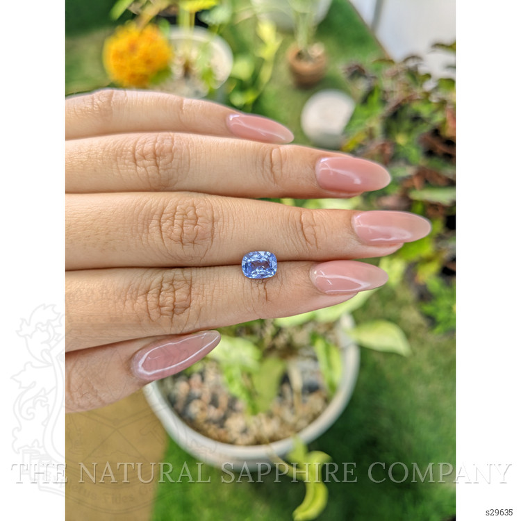 1.57 Ct. Blue Sapphire from Ceylon (Sri Lanka)