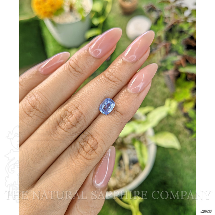 1.57 Ct. Blue Sapphire from Ceylon (Sri Lanka)