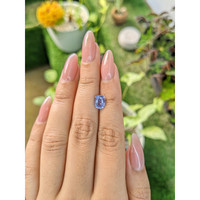 1.57 Ct. Blue Sapphire from Ceylon (Sri Lanka) Life Style