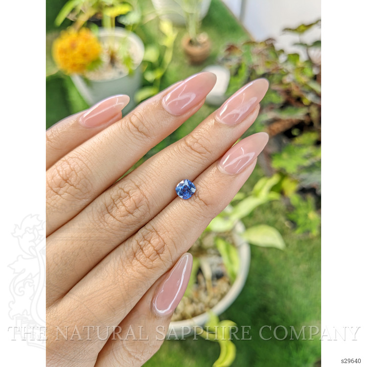1.21 Ct. Blue Sapphire from Ceylon (Sri Lanka)