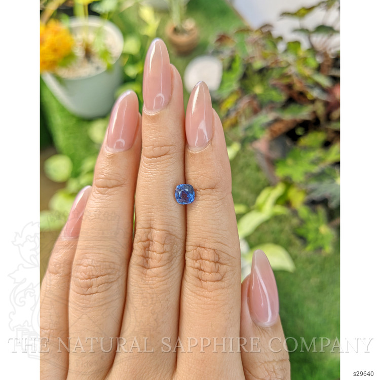 1.21 Ct. Blue Sapphire from Ceylon (Sri Lanka)
