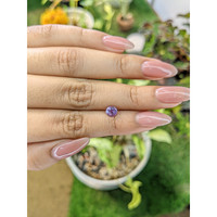 0.82 Ct. Pinkish Purple Sapphire from Ceylon (Sri Lanka) Life Style