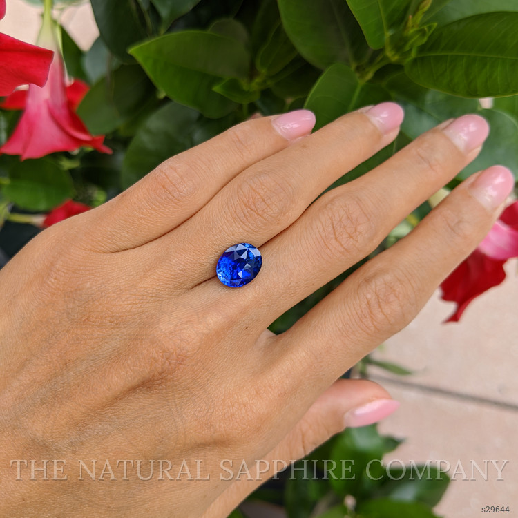 5.02 Ct. Blue Sapphire from Ceylon (Sri Lanka)
