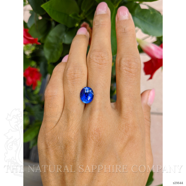 5.02 Ct. Blue Sapphire from Ceylon (Sri Lanka)