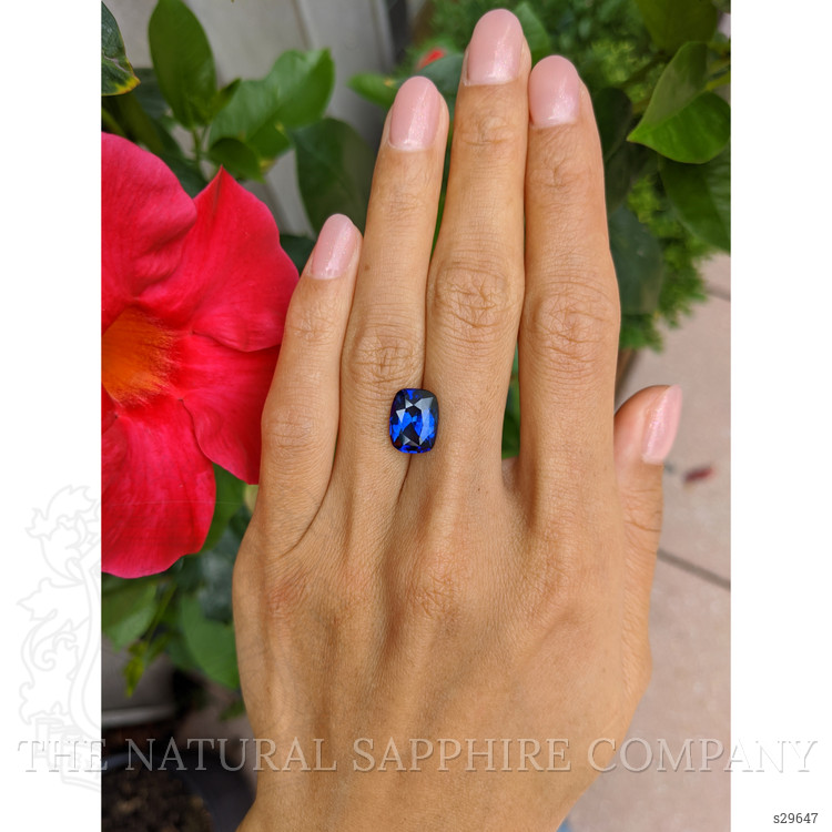 5.03 Ct. Blue Sapphire from Ceylon (Sri Lanka)