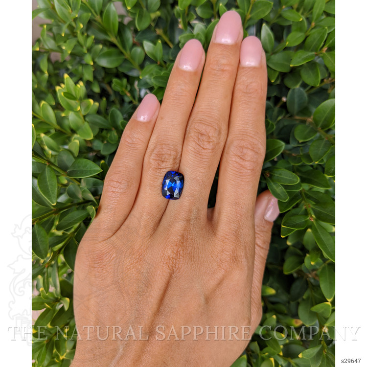 5.03 Ct. Blue Sapphire from Ceylon (Sri Lanka)