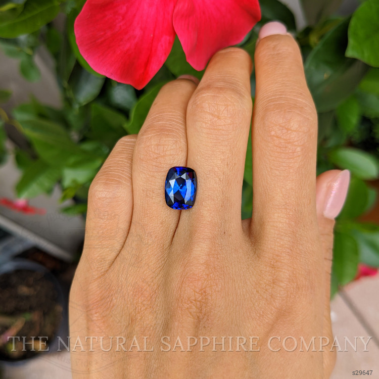 5.03 Ct. Blue Sapphire from Ceylon (Sri Lanka)