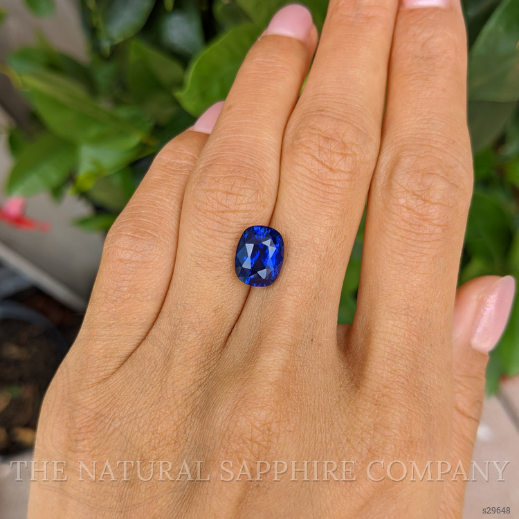 5.07 Ct. Blue Sapphire from Ceylon (Sri Lanka)