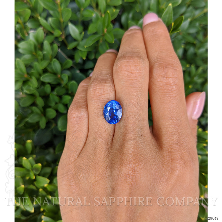 5.22 Ct. Blue Sapphire from Ceylon (Sri Lanka)