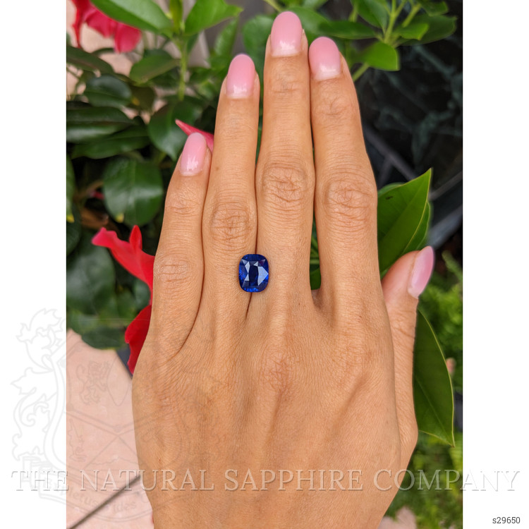 5.04 Ct. Blue Sapphire from Ceylon (Sri Lanka)