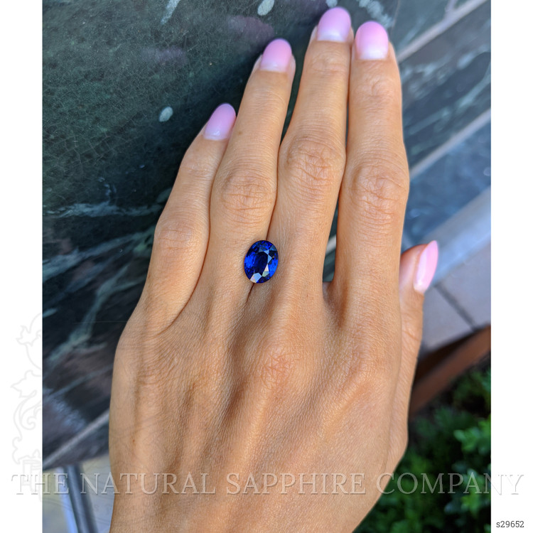 4.03 Ct. Blue Sapphire from Ceylon (Sri Lanka)