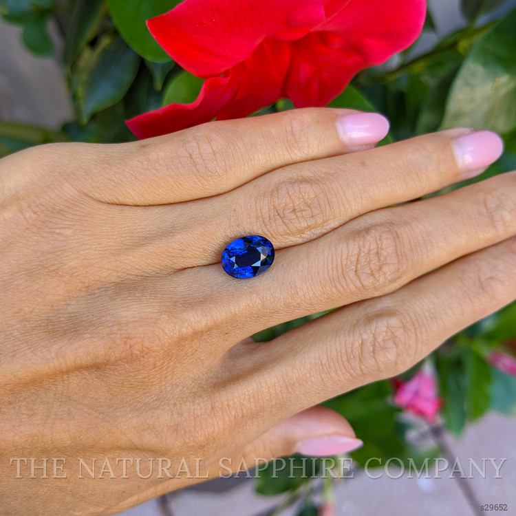 4.03 Ct. Blue Sapphire from Ceylon (Sri Lanka)