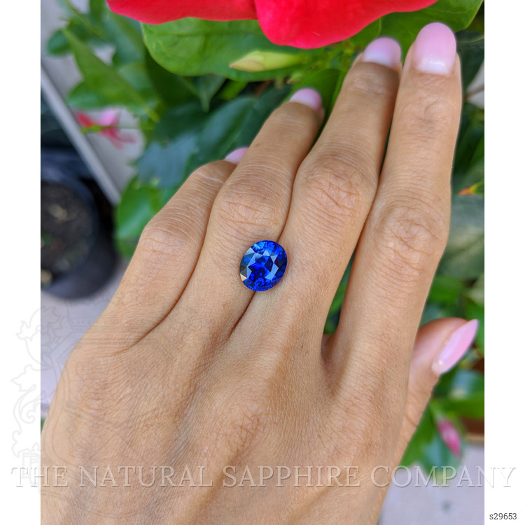 4.52 Ct. Blue Sapphire from Ceylon (Sri Lanka)