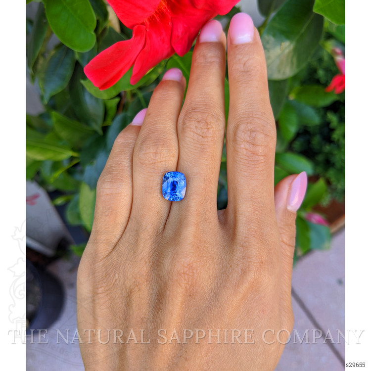 4.49 Ct. Blue Sapphire from Ceylon (Sri Lanka)