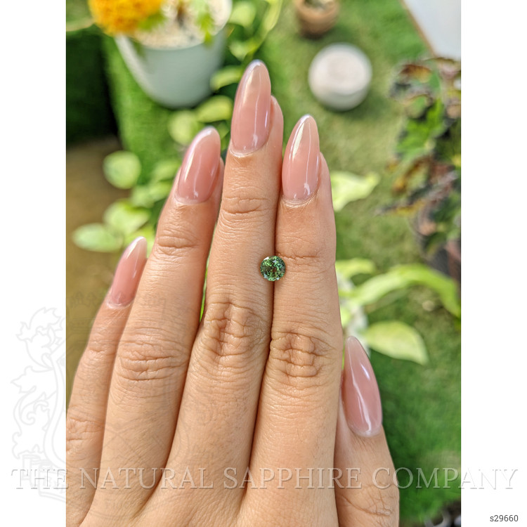0.82 Ct. Green Sapphire from Madagascar