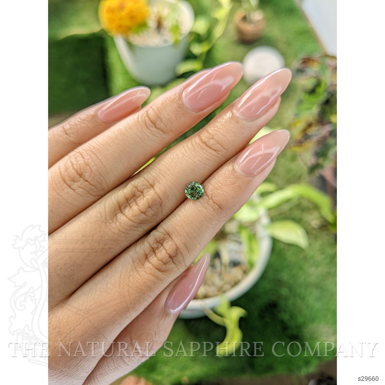 0.82 Ct. Green Sapphire from Madagascar