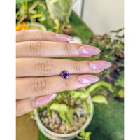 1.39 Ct. Bluish Purple Sapphire from Ceylon (Sri Lanka) Life Style