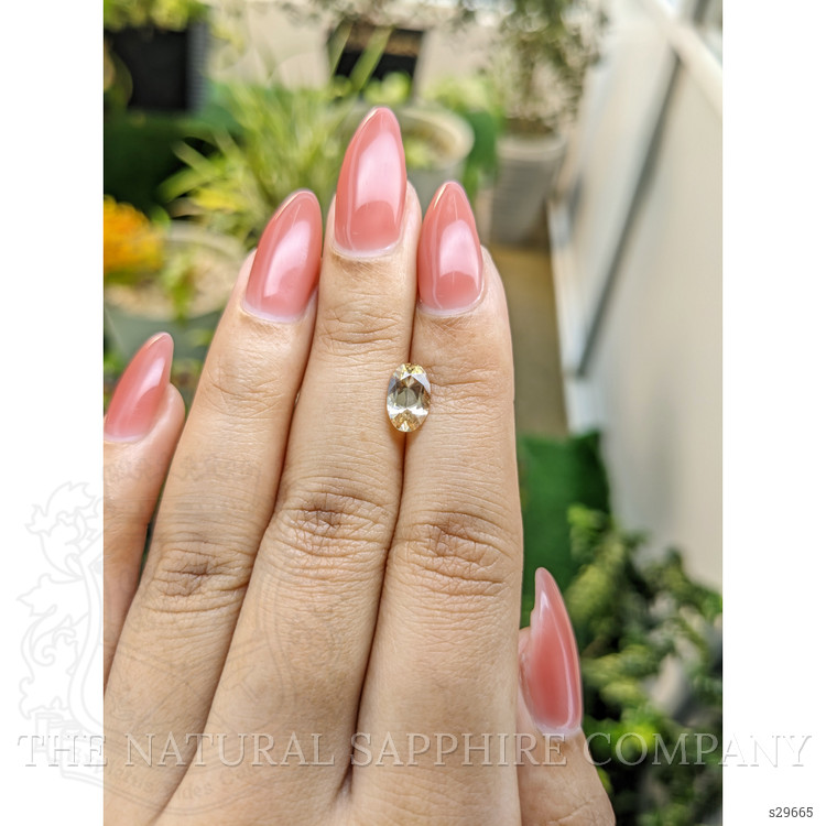 1.32 Ct. Peach Sapphire from Ceylon (Sri Lanka)
