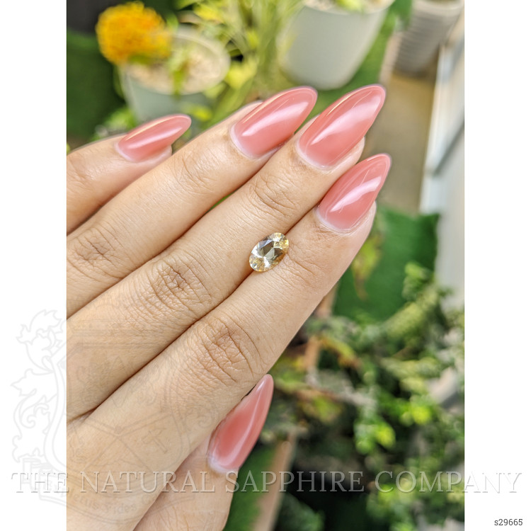 1.32 Ct. Peach Sapphire from Ceylon (Sri Lanka)