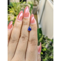 1.35 Ct. Blue Sapphire from Ceylon (Sri Lanka) Life Style