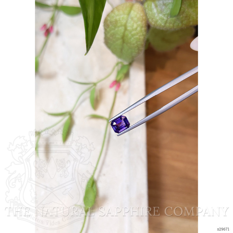 1.32 Ct. Purple Sapphire from Ceylon (Sri Lanka)