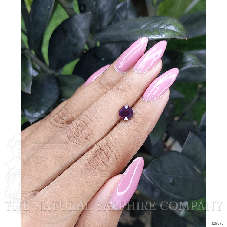 1.05 Ct. Pinkish Purple Sapphire from Tanzania