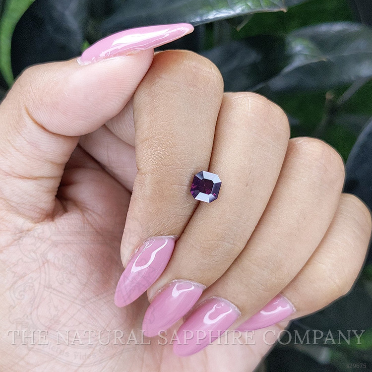 1.05 Ct. Pinkish Purple Sapphire from Tanzania