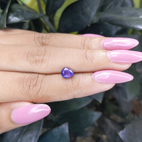 1.25 Ct. Pinkish Purple Sapphire from Tanzania Life Style