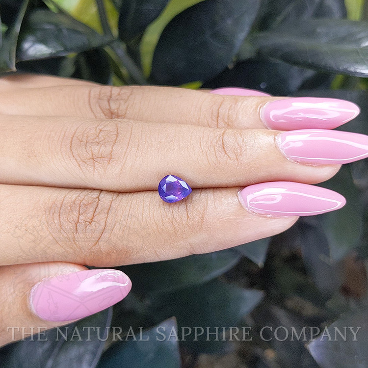 1.25 Ct. Pinkish Purple Sapphire from Tanzania