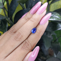 1.24 Ct. Blue Sapphire from Tanzania Life Style