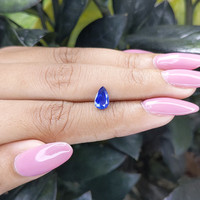 1.24 Ct. Blue Sapphire from Tanzania Life Style