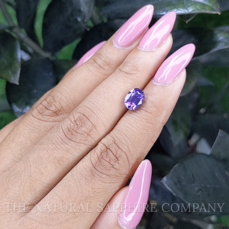 2.29 Ct. Purple Sapphire from Tanzania