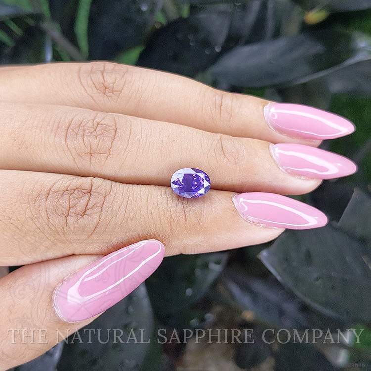 2.29 Ct. Purple Sapphire from Tanzania